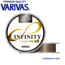 Шнур Varivas Super Trout Area Infinity PE X8 размотка 75м золотисный